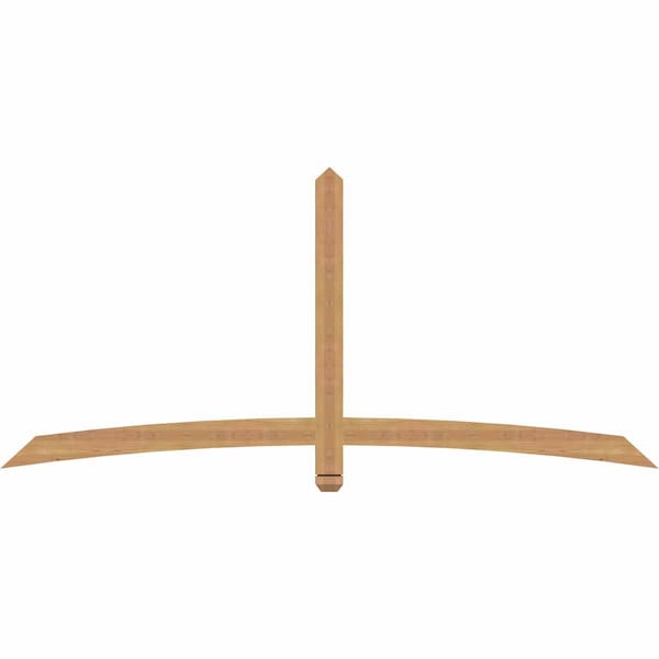 Ekena Millwork Bellingham Timber Gable Bracket, Western Red Cedar, 84"W x 38"H x 1 1/2"D x 3 1/2"F, 11/12 Pitch GBW084X38X0204BEL00SWR - main